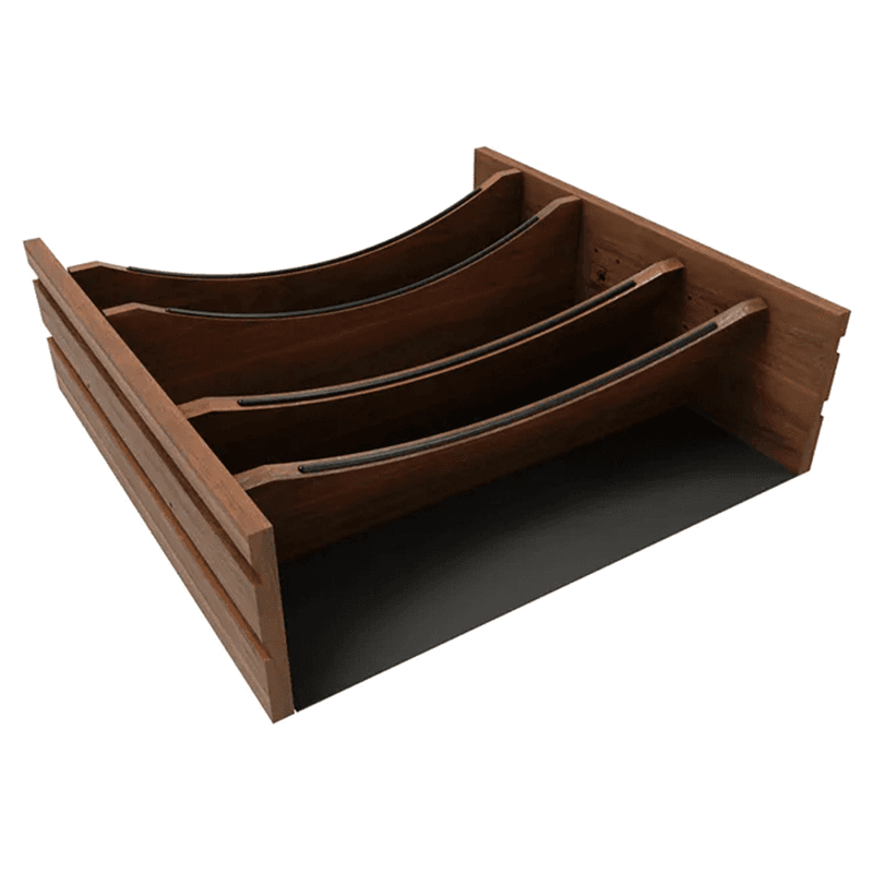 24" 4WDIVCC Deep Drawer Divider Insert, Dark Brown Main - Image
