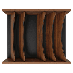 30" 4WDIVCC Deep Drawer Divider Insert, Dark Brown Alt 8 - Image
