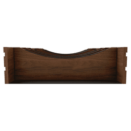 36" 4WDIVCC Deep Drawer Divider Insert, Dark Brown Alt 3 - Image