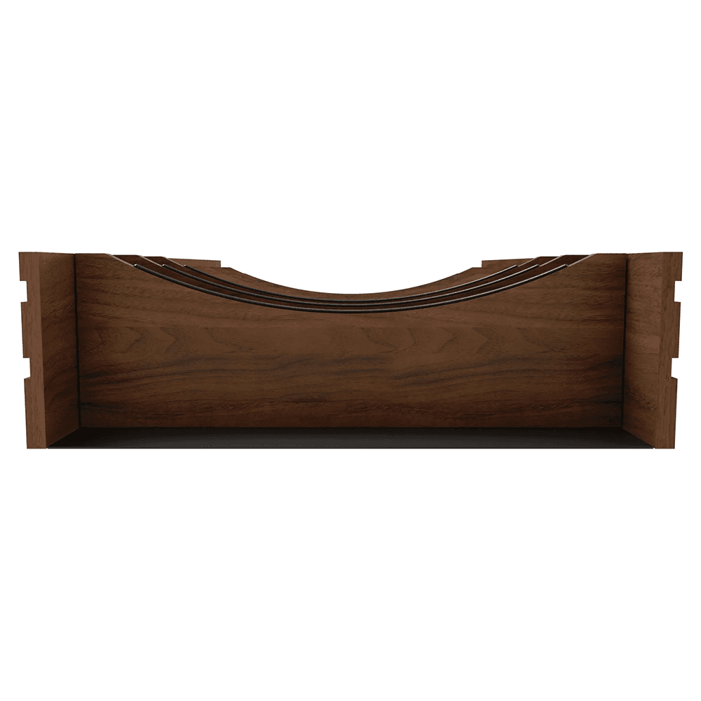 36" 4WDIVCC Deep Drawer Divider Insert, Dark Brown Alt 5 - Image