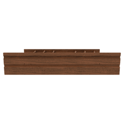 36" 4WDIVCC Deep Drawer Divider Insert, Dark Brown Alt 6 - Image