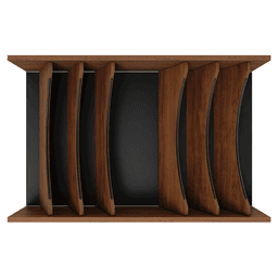 36" 4WDIVCC Deep Drawer Divider Insert, Dark Brown Alt 8 - Image