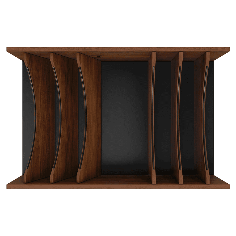 36" 4WDIVCC Deep Drawer Divider Insert, Dark Brown Alt 9 - Image