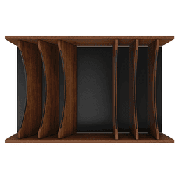 36" 4WDIVCC Deep Drawer Divider Insert, Dark Brown Alt 9 - Image