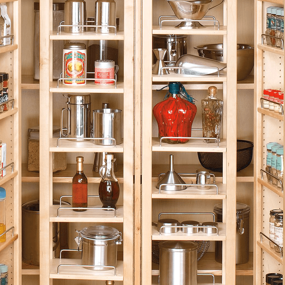 45" High 5 Tray Swing Out Single Pantry Door Unit with Hardware - Alt Image 1