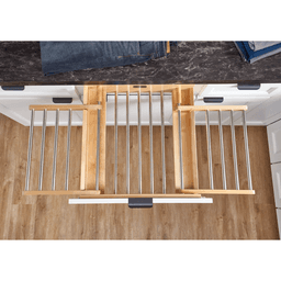 21" Drying Rack Drawer with BLUM Soft-Close Slide, Clear Polyurethane - Alt Image 1