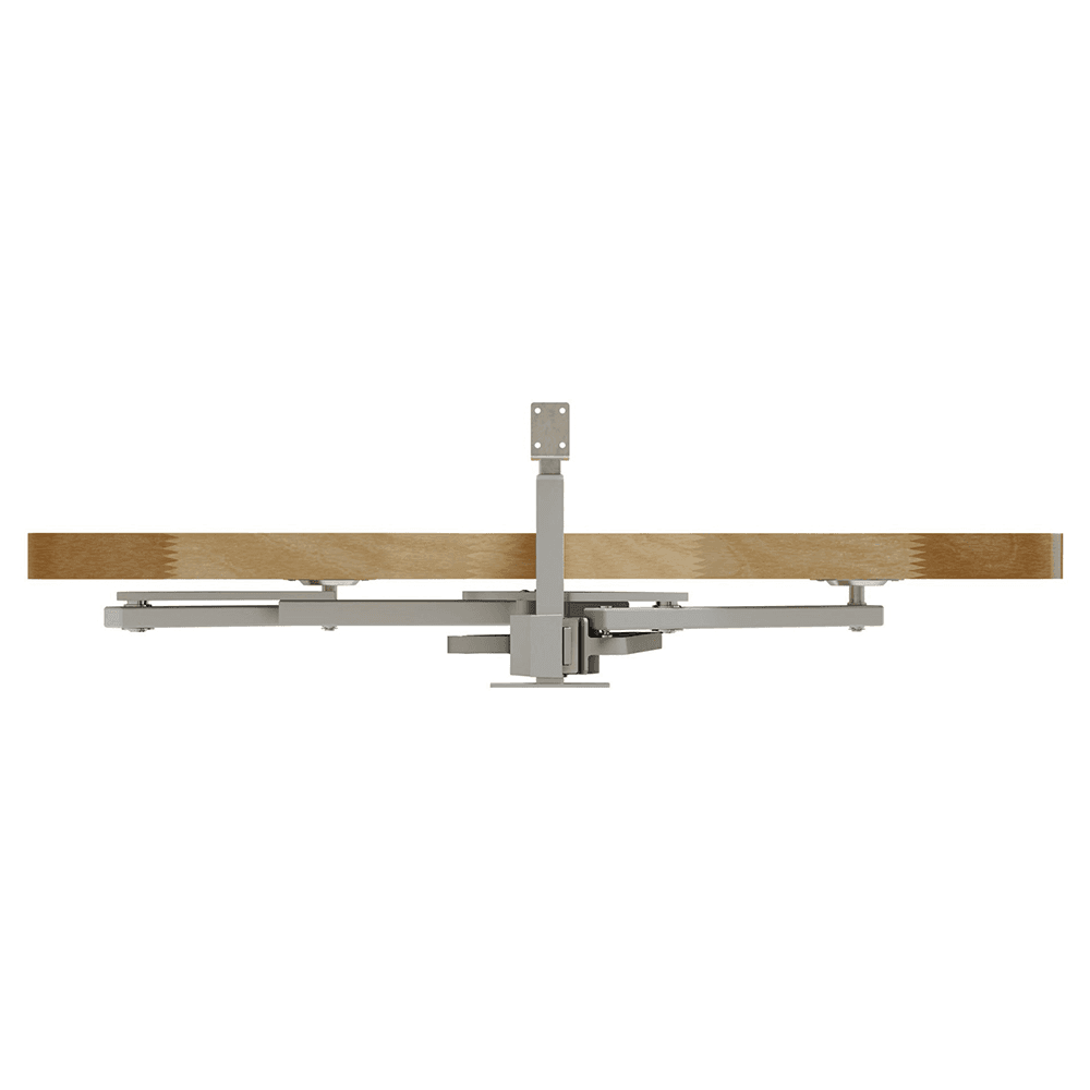 Single-Tier Girasolo Left-Hand Wood Classic Shelves Blind Corner Optimizer with Soft-Close for 18" Corner Cabinet, Light Brown Alt 6 - Image