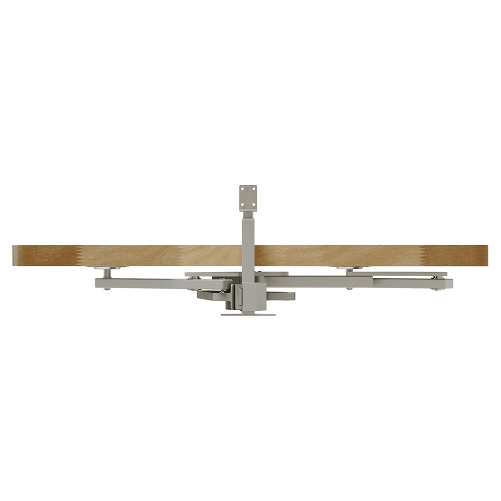 Single-Tier Girasolo Right-Hand Wood Classic Shelves Blind Corner Optimizer with Soft-Close for 18" Corner Cabinet, Light Brown Alt 6 - Image