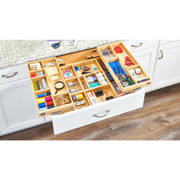 21" 2-Tier Maxx Drawer System for Face Frame 24" Cabinet Opening, Semi-Gloss - Alt Image 1