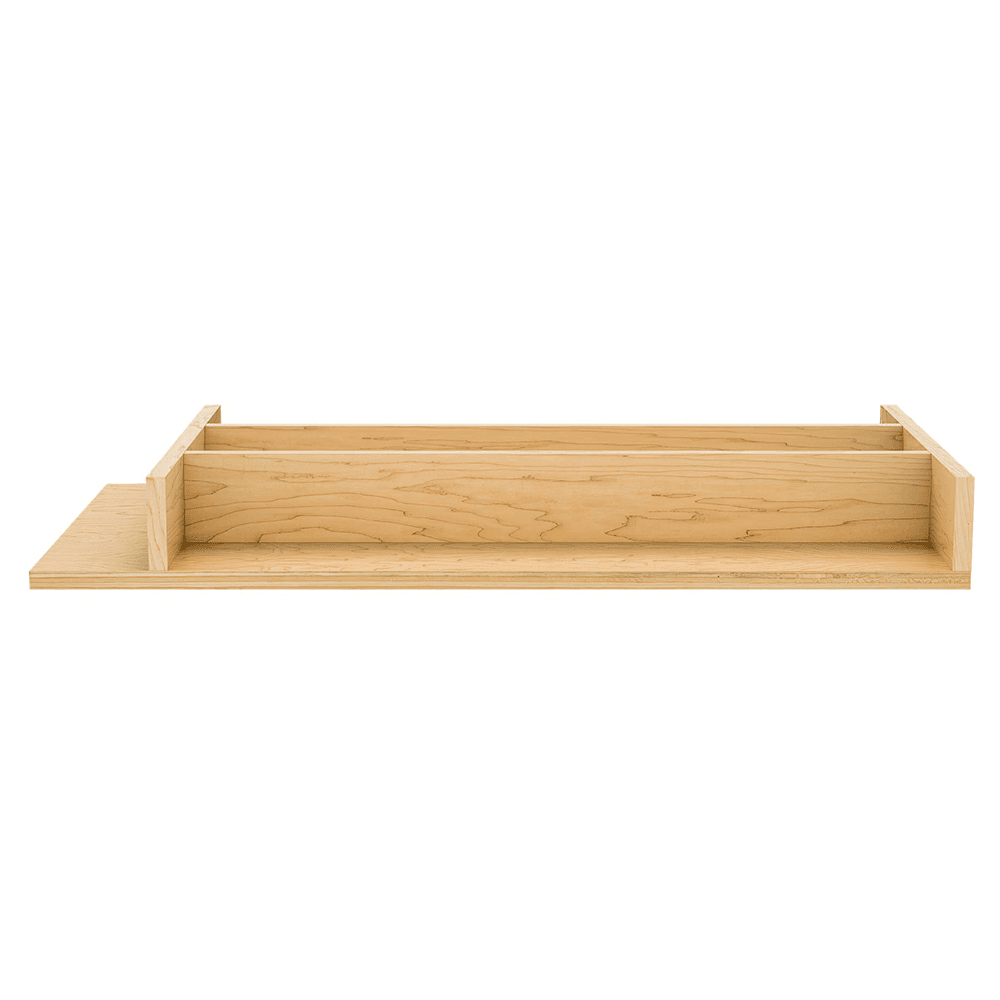 19-1/4" 4WUT Right Fit Utility Drawer Insert, Light Brown Alt 1 - Image