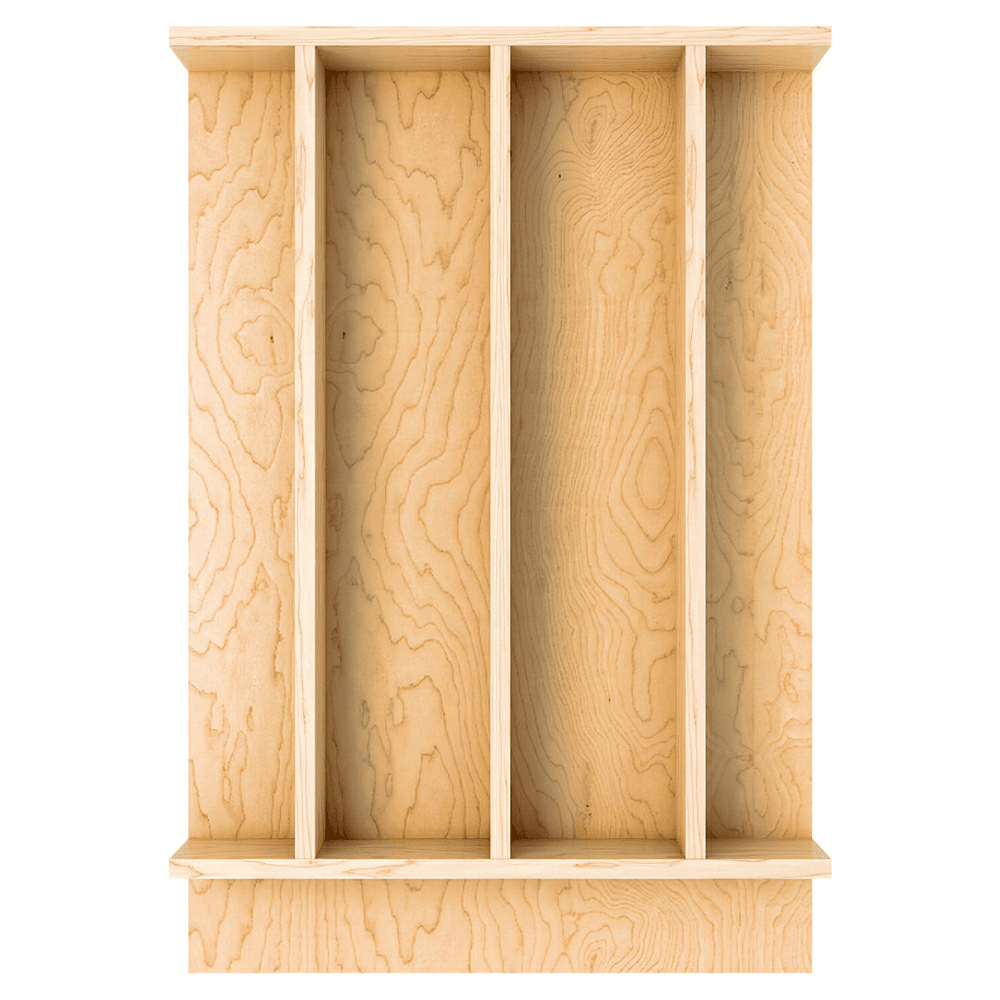 13-7/32" 4WUT Right Fit Utility Drawer Insert, Light Brown Main - Image
