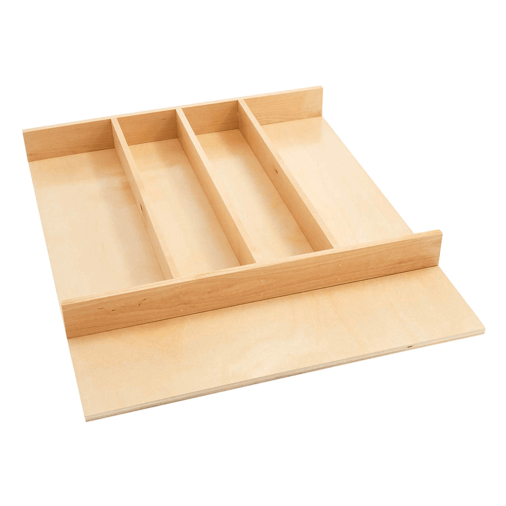 18-1/2" Trimmable Utility Tray Insert, Wood - Main Image