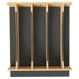 16-7/32" Craftsman Utensil Drawer Insert with Black Accent, Light Brown Alt 2 - Image
