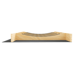 19-1/4" Craftsman Utensil Drawer Insert with Black Accent, Light Brown Alt 1 - Image