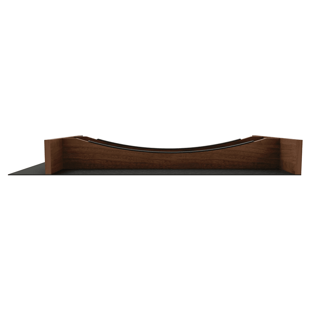15" 4WUTCC Craftsman Utensil Drawer Insert with Black Accent, Dark Brown Alt 1 - Image