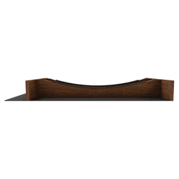 15" 4WUTCC Craftsman Utensil Drawer Insert with Black Accent, Dark Brown Alt 1 - Image