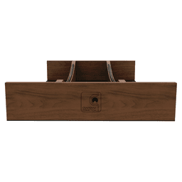 15" 4WUTCC Craftsman Utensil Drawer Insert with Black Accent, Dark Brown Alt 6 - Image