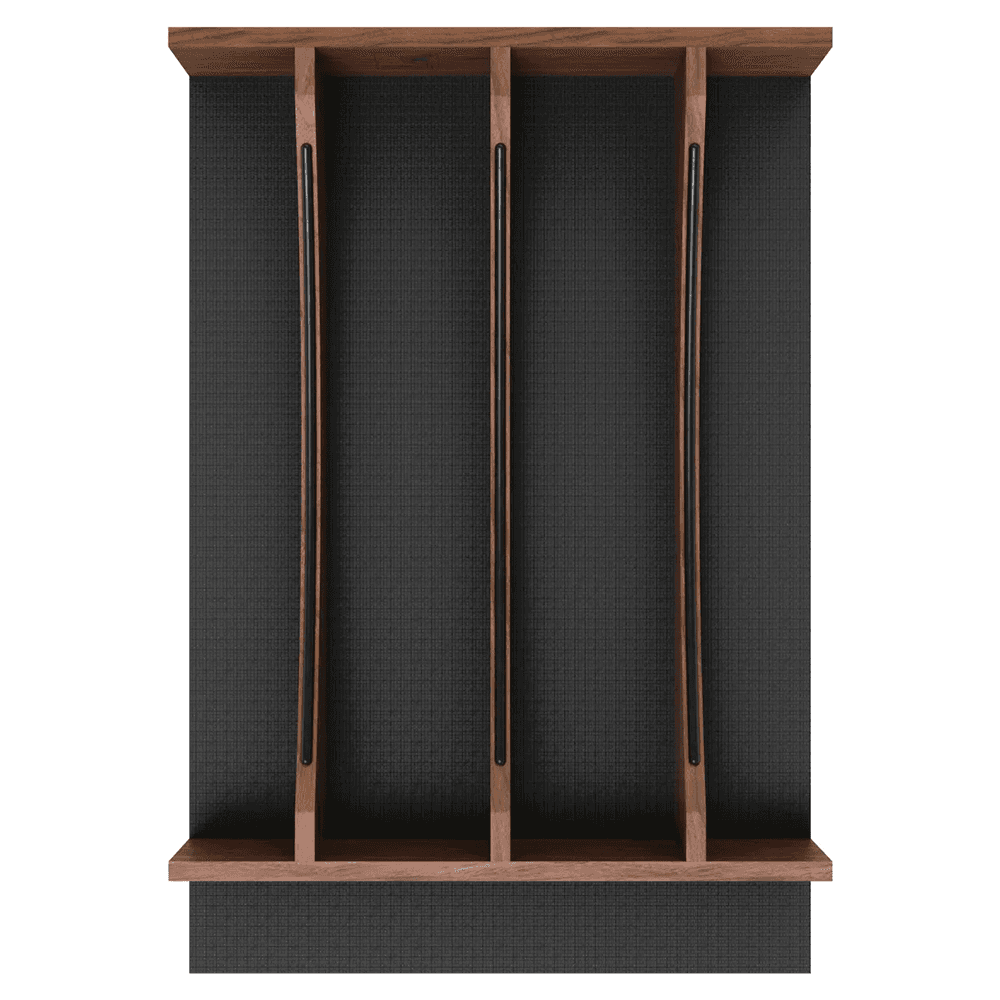 18" 4WUTCC Craftsman Utensil Drawer Insert with Black Accent, Dark Brown Alt 5 - Image
