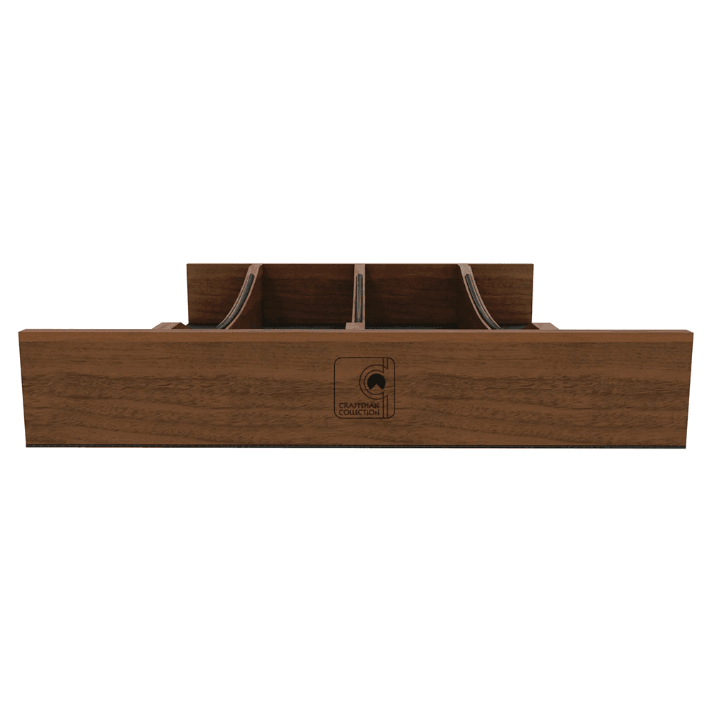 18" 4WUTCC Craftsman Utensil Drawer Insert with Black Accent, Dark Brown Alt 6 - Image