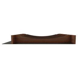 21" 4WUTCC Craftsman Utensil Drawer Insert with Black Accent, Dark Brown Alt 1 - Image