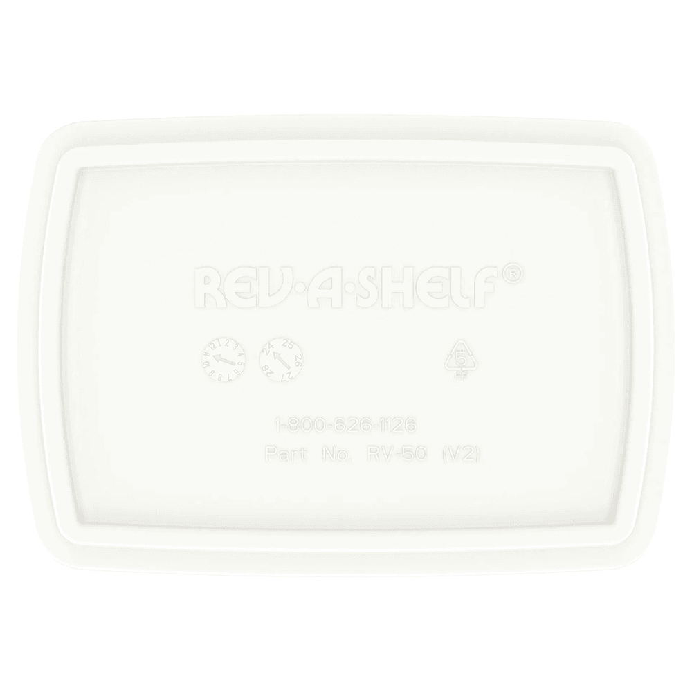 50 QT Replacement Waste Container, White Alt 1 - Image