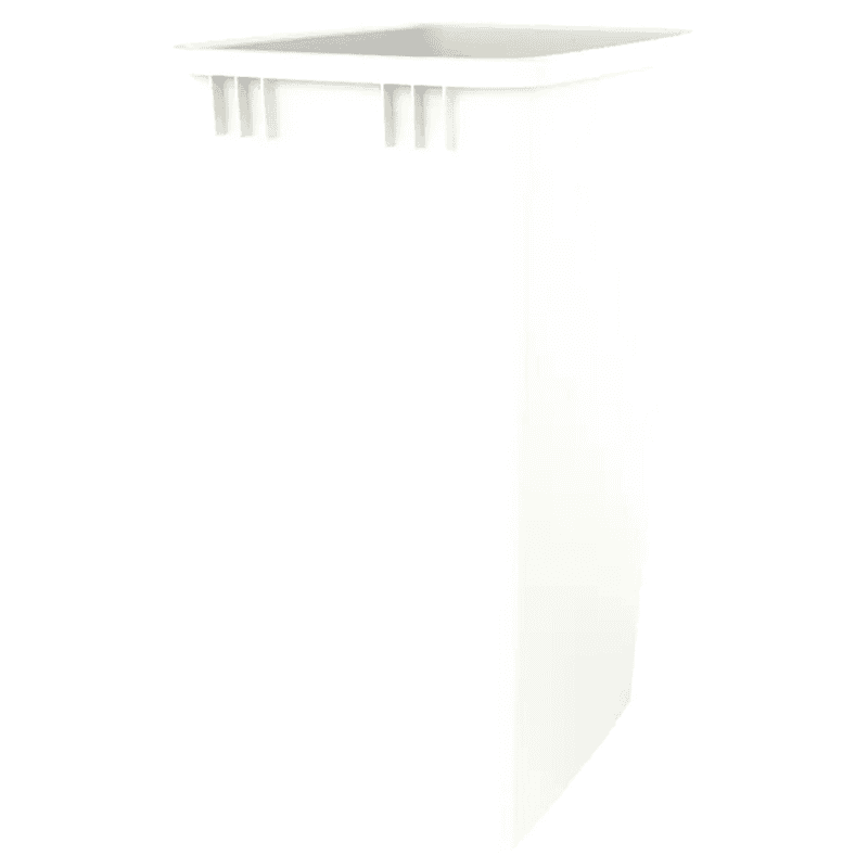 50 QT Replacement Waste Container, White Main - Image