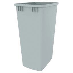 50 QT Replacement Waste Container, Gray Alt 2 - Image