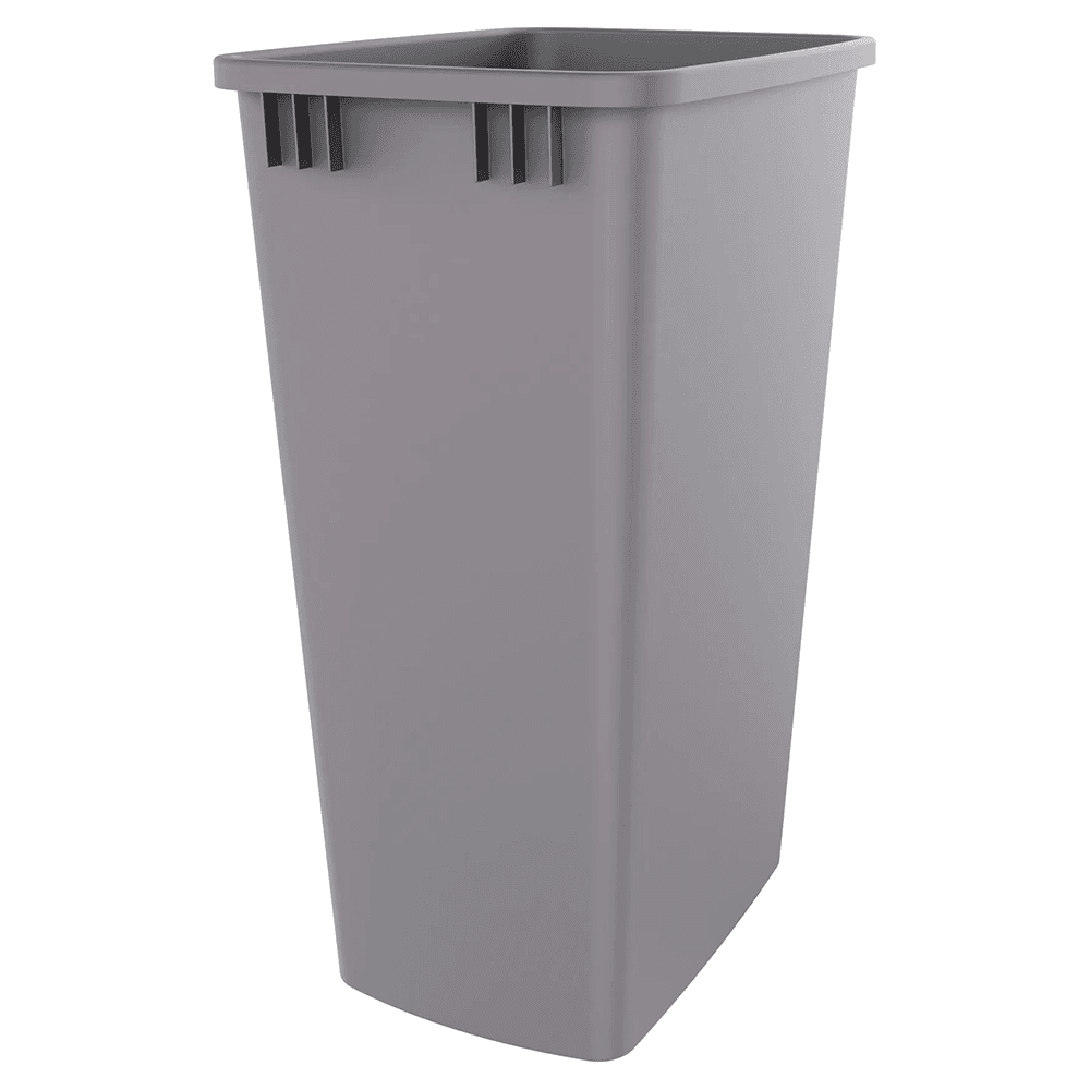 50 QT Replacement Waste Container, Silver Alt 2 - Image