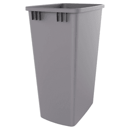 50 QT Replacement Waste Container, Silver Alt 2 - Image