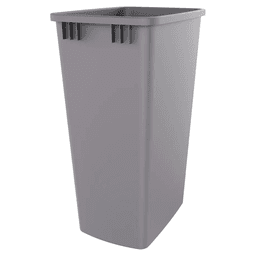 50 QT Replacement Waste Container, Silver Main - Image