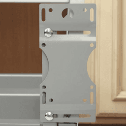 Single 50 QT Bottom-Mount Waste Container Pullout, Rev-A-Motion Soft-Closing, Silver - Alt Image 1