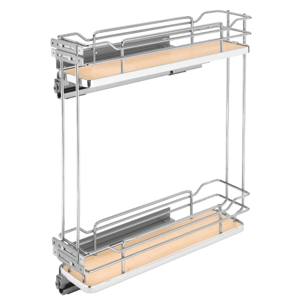 5" 2-Shelf Pullout Organizer with Soft-Closing, Maple - Main Image