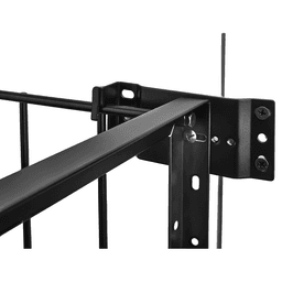 5349 Door-Mount Extender Bracket 31/32", Black Alt 1 - Image