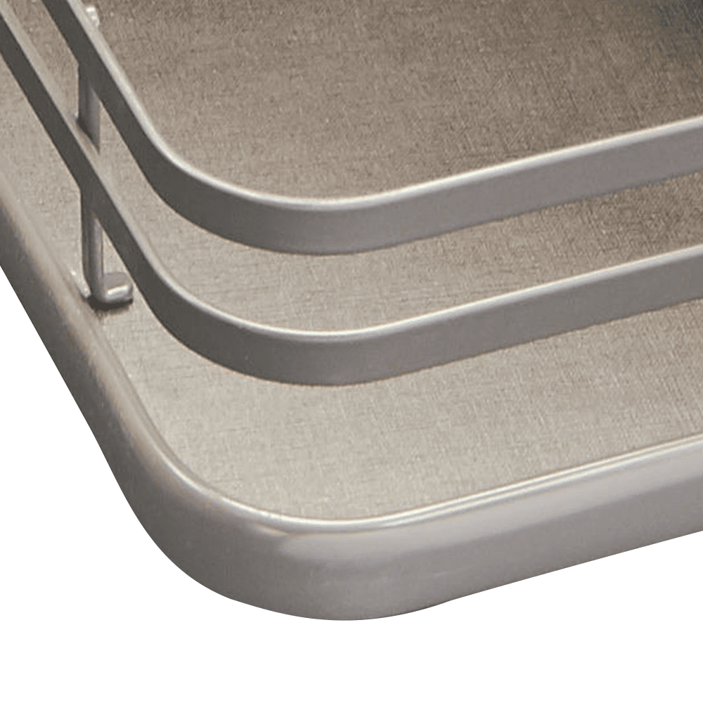 1-Tier Left-Hand Contemporary Organizer for 15" Cabinet Opening, Orion Gray - Alt Image 1