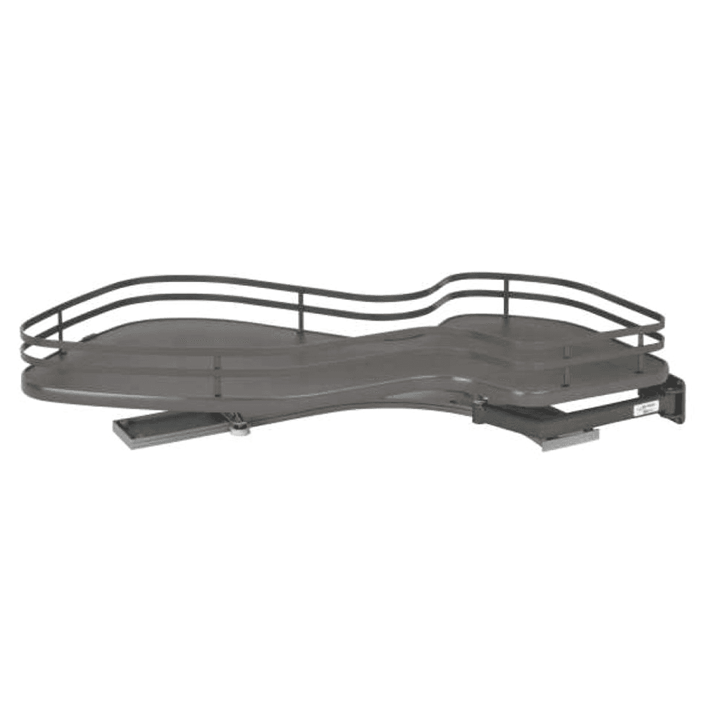 1-Tier Right-Hand Contemporary Organizer for 15" Cabinet Opening, Orion Gray - Main Image