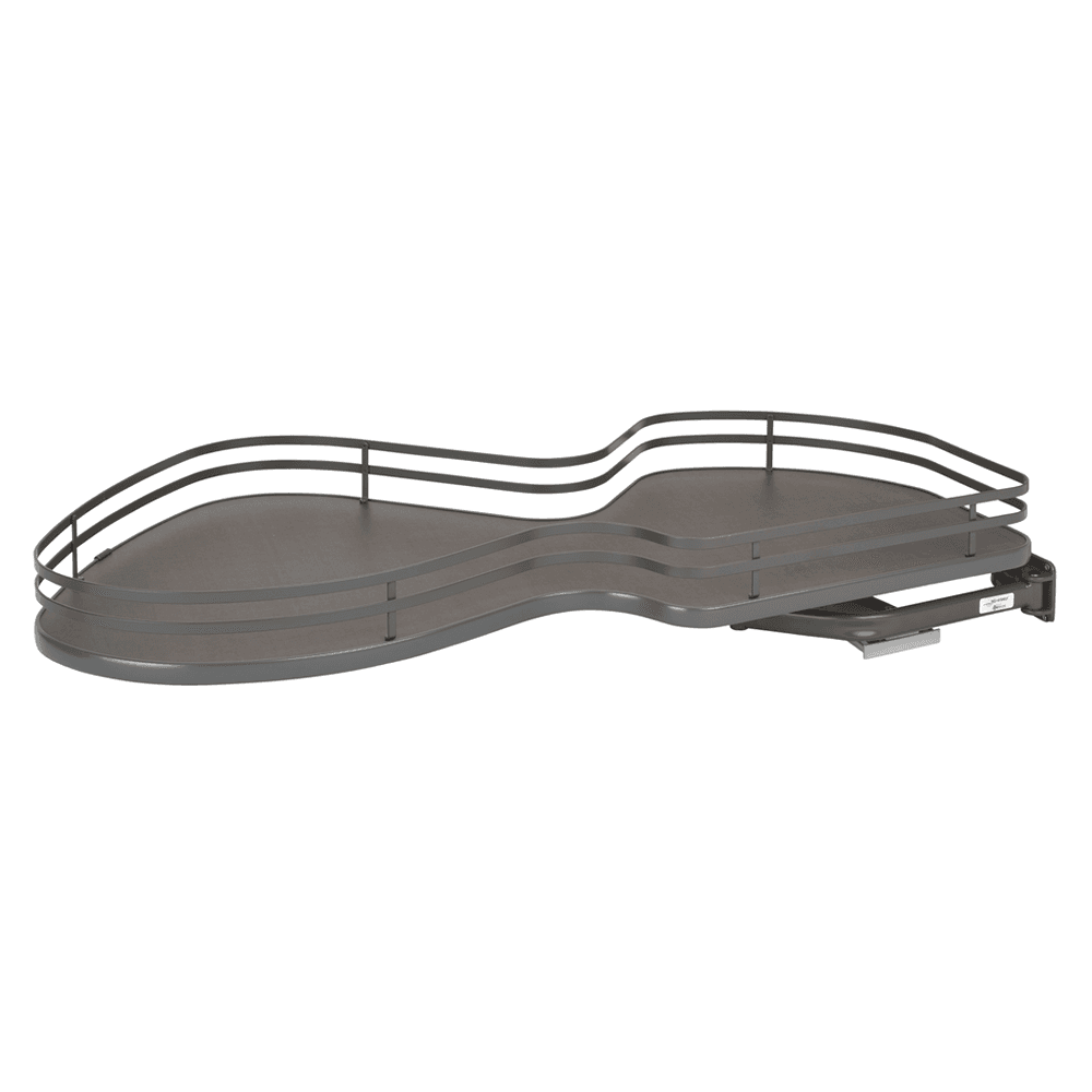 1-Tier Right-Hand Contemporary Organizer for 21" Cabinet Opening, Orion Gray - Main Image