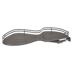 1-Tier Right-Hand Contemporary Organizer for 21" Cabinet Opening, Orion Gray - Main Image