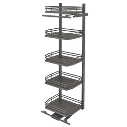 74-1/16" High Swing Out Pantry for 18" Frameless Cabinet - Alt Image 2