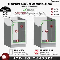 53WC Double 35 QT Steel Bottom Mount Pullout Waste Container, Soft-Close for 18" Cabinet Opening, Black Alt 6 - Image
