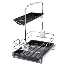 11-1/4" Undersink Removable Caddy, Chrome - Main Image