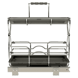 11-7/8" Undersink Cleaning Caddy for 30" Sink Cabinet, Silver Alt 1 - Image