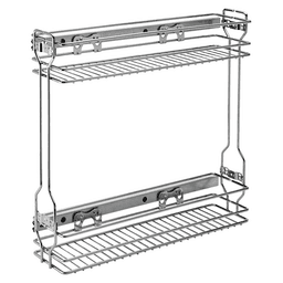 5-1/2" 2-Shelf Pullout Organizer, Chrome - Main Image