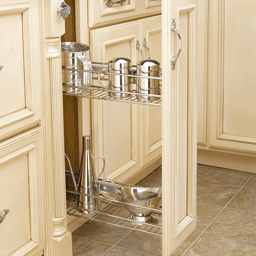 5-1/2" 2-Shelf Pullout Organizer, Chrome - Alt Image 1