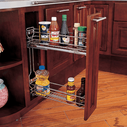 5-1/2" 2-Shelf Pullout Organizer, Chrome - Alt Image 2