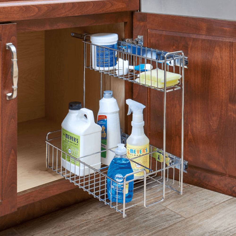 9-3/4" 2-Tier Sink Base Organizer - Alt Image 1