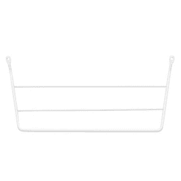 Rev-A-Shelf 3-1/2" x 6-1/2" Towel Holder with 3 Prong in White - Image 1