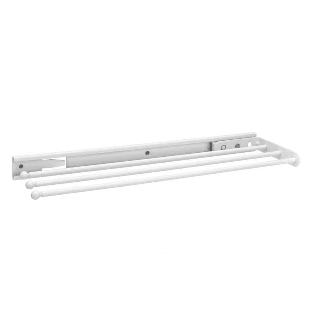 Get Your Bathroom Organized with Rev-A-Shelf 3 Prong Towel Bar in White