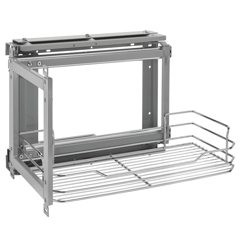 13" Above Appliance Pullout, Chrome/Metallic Silver - Main Image