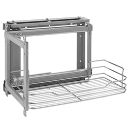 13" Above Appliance Pullout, Chrome/Metallic Silver - Main Image