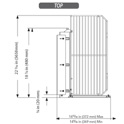 13" Above Appliance Pullout, Chrome/Metallic Silver - Alt Image 4